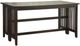 Bernards Lindsey 5-Piece Brown/Gray Drop Leaf Counter Table Set-4