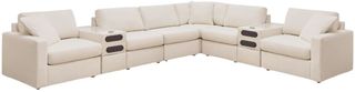 Signature Design by Ashley® Modmax 8-Piece Oyster L-Shape Sectional with Audio Console