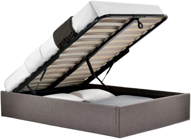 Decor-Rest® Furniture LTD Customizable 90 Queen Upholstered Panel Bed-2