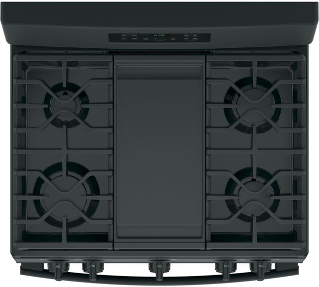 GE® 30" Black Freestanding Gas Range-2