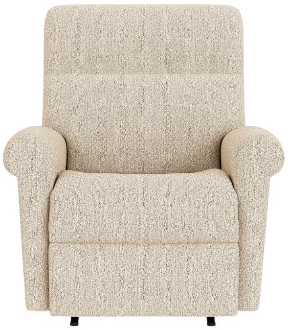 Flexsteel® Davis White Moondust Rocking Recliner-1