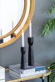 A & B Home Black Large Candle Holder-3