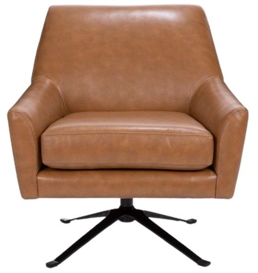 Decor-Rest® Furniture LTD Customizable 3097 Leather Swivel Chair-1