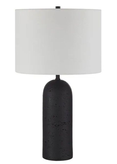 Renwil® Augusta 2-Piece Matte Black Table Lamp-1