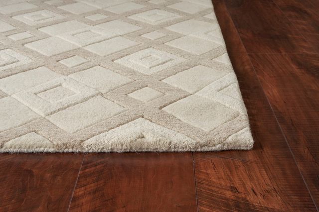 KAS Rugs Eternity Ivory 5'x8' Rug-1