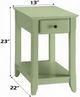 ACME Furniture Bertie Light Green Side Table-4