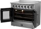 FORNO® Galiano 36" Stainless Steel Pro Style Electric Range-4