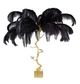A & B Home Dita Feather Floor Lamp-0