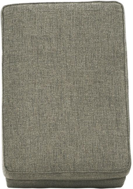 Signature Design by Ashley® Cascilla Light Gray Upholstered Ottoman-3
