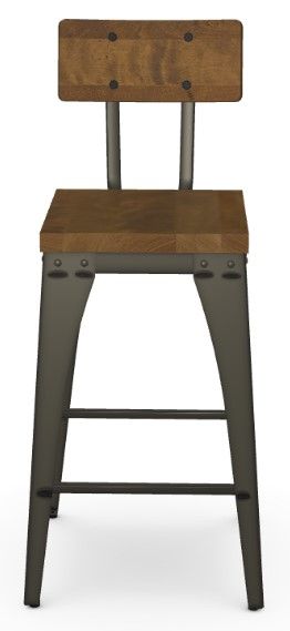 Amisco Customizable Upright Counter Stool-1