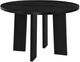 Coaster® Strouse 5-Piece Black Round Dining Table Set-4