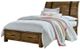 Standard Furniture Nelson Youth Rustic Pine Brown Sleigh Storage Bed-0