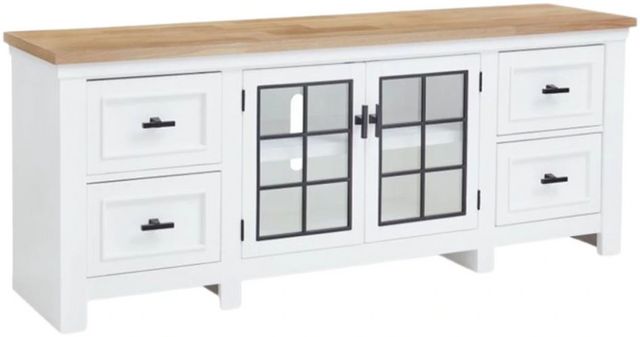 Signature Design by Ashley® Ashbryn Natural/White Extra Large TV Stand
