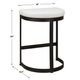 Uttermost® Ivanna Black/White Counter Stool-2