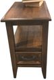 Amish Works Ventura Brown Chairside Table-0