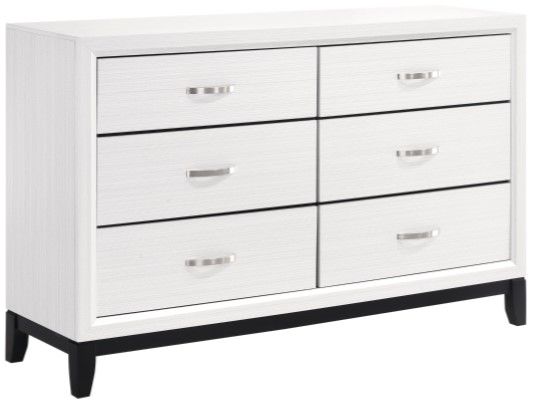 Homelegance® Davi 4-Piece White Twin Panel Bedroom Set -2