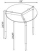 Coaster® Rosalie 3-Piece Tempered Smoke Glass Top Occasional Table with Sandy Black Base Set-4