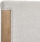 Magnussen Home® Plum Creek Elite Dove/Sierra Brown Upholstered King Panel Bed-3