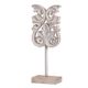 A & B Home Whitewashed Fleur Accent-0