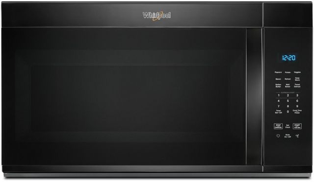 Whirlpool 30" Black 1.7 cu. ft. Over the Range Microwave
