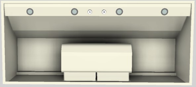Vent-A-Hood® 54" Biscuit Wall Mounted Range Hood-3