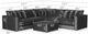 Jackson Furniture Remington 6-Piece Pine L-Shape Sectional with Ottoman-1