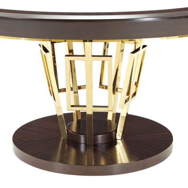 Michael Amini® Belmont Place Espresso 60'' Round Dining Table-1