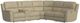 Flexsteel® Henry 6-Piece Beige Curved Power Reclining Sectional -0