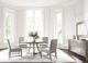 Bernhardt Cornelia Nebbia Extendable Dining Table with 20" Leaf-1