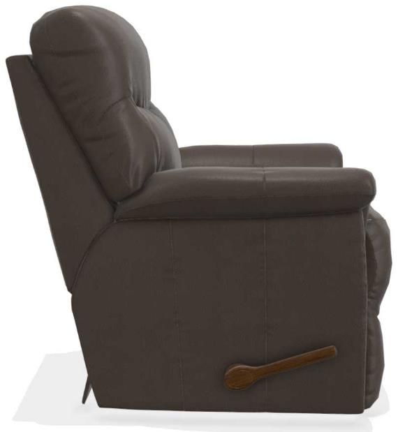 La-Z-Boy® James Walnut Leather Manual Wall Recliner-2
