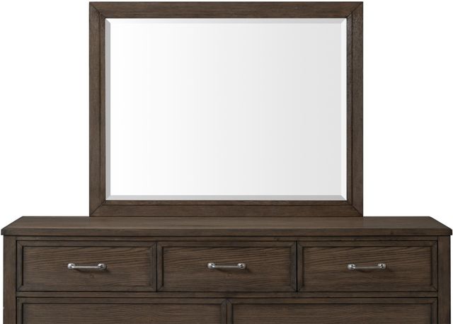 Intercon Preston Weathered Vintage Oak Mirror-2