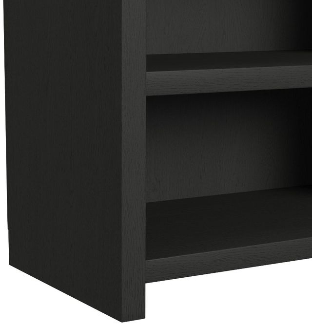 Elements International Ridgemont Black Open Bookcase-3