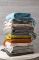 Surya Teegan Pale Blue 55"x78" Throw Blanket-2