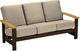 Telescope Casual Customizable Leeward Fabric/Plastic Outdoor 3-Seat Sofa with Rustic Arms-0