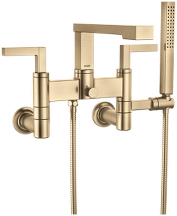 Brizo Frank Lloyd Wright® Brilliance® Luxe Gold® 2-Handle Tub Filler -1