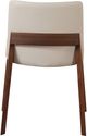 Moe's Home Collection Deco 2-Piece Cream White PVC Dining Chair Set-2