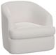International Furniture Direct Tumbi White Swivel Accent Chair-0