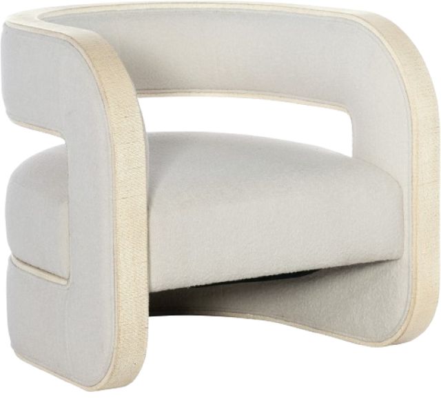 Hooker® Furniture Cascade Pebble Beach/Wolf Pearl Accent Chair-0