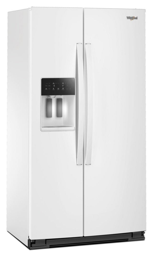 Whirlpool® 36" 21.0 Cu. Ft. White Counter Depth Side-by-Side Refrigerator with TruCool™ System-3