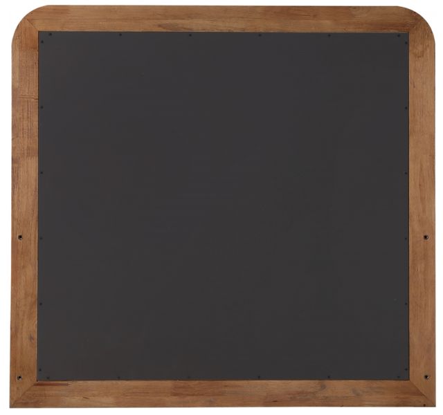 Meridian Furniture Fluted Walnut Mirror-1