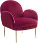 TOV Furniture Gwen Plum Velvet Chair-0