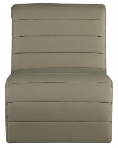 Meridian Furniture Ivy Olive Vegan Leather Accent Chair-1