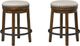 Signature Design by Ashley® Valebeck Brown Upholstered Swivel Bar Stool-2