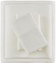 Olliix by True North by Sleep Philosophy Ivory Solid King Cozy 100% Cotton Flannel Printed Sheet Set-0