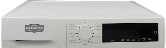 Marathon Deluxe 4.2 Cu. Ft. White Front Load Ventless Electric Dryer -2