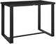 Armen Living Alegria Black Outdoor Patio Bar Height Dining Table-0
