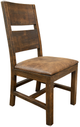 International Furniture Direct Urban Art 5-Piece Brown/Matte Black Dining Set-2