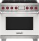 Wolf® 36" White Pro Style Dual Fuel Range-0