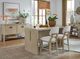 Magnussen Home® Sunset Cove Beige/Sanibel Brown Upholstered Counter Chair-1