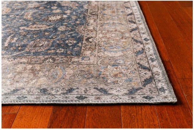 KAS Rugs London Blue Madison 5'x8' Area Rug-1